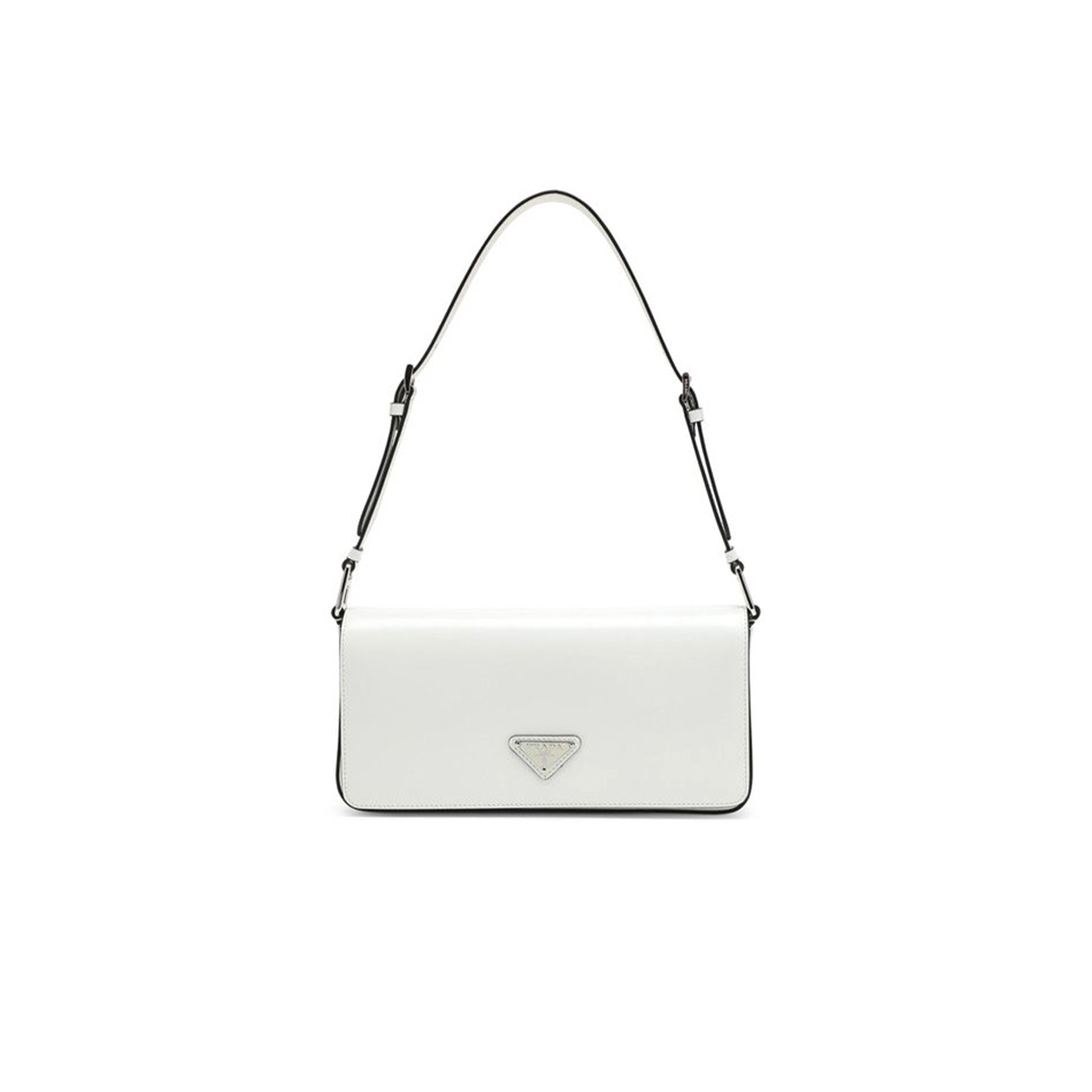 PRADA FEMME BAG IN WHITE LEATHER 1BD323 (26*12*4.8cm)